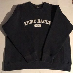 Eddie Bauer Black Label XL Tall Blue  Sweat Shirt